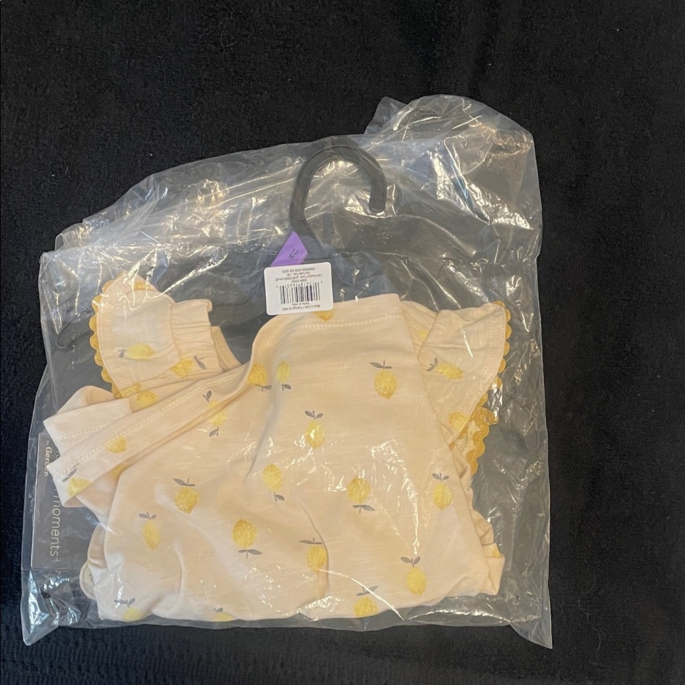 Gerber Baby Dress with lemons linen feel nwt - Picture 11 of 12
